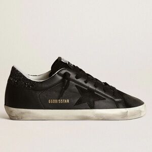 Golden Goose Black sequin Superstars